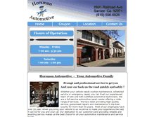 Tablet Screenshot of horsmanautomotive.com